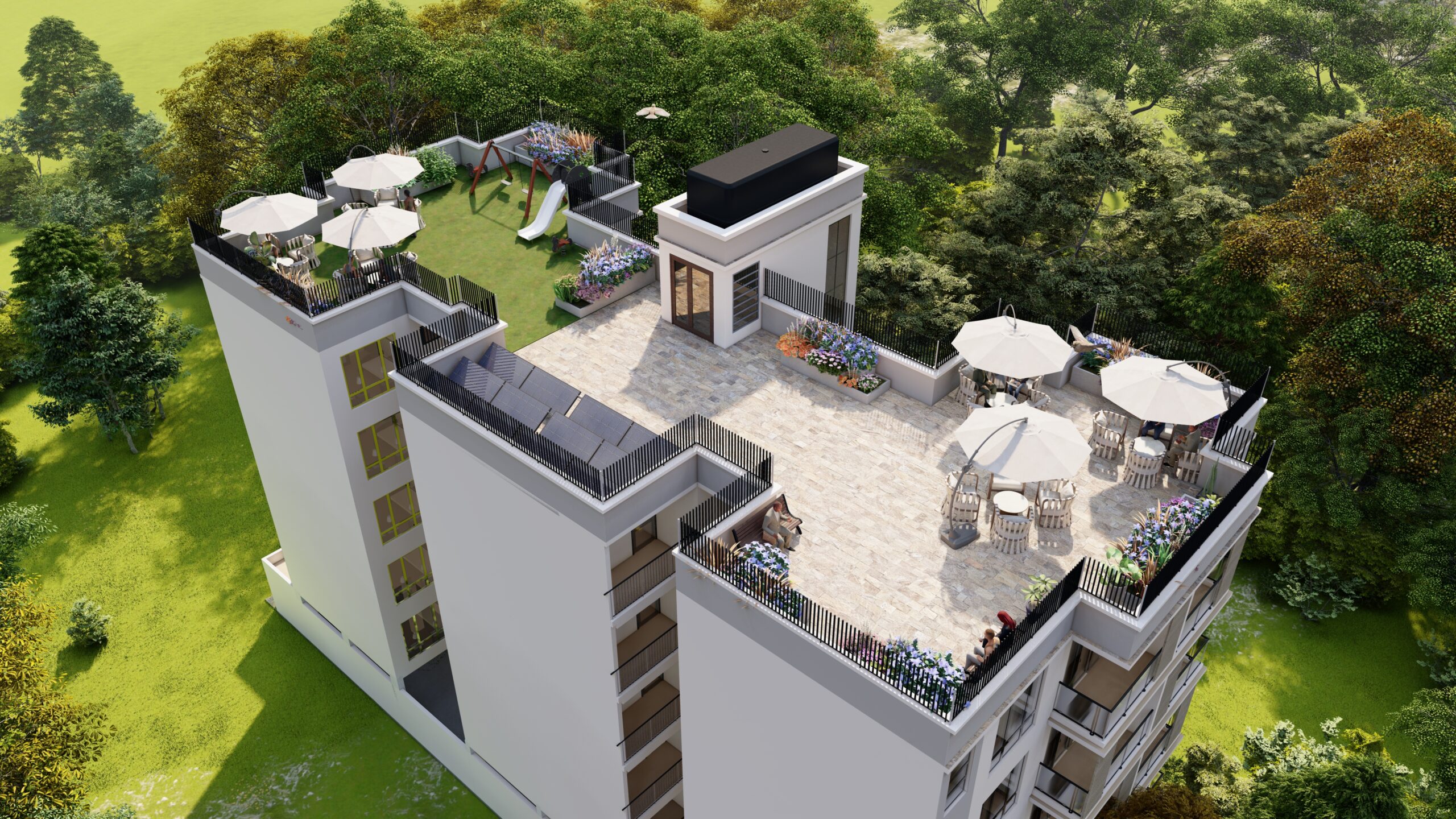 Emaiyan Residences - Rooftop overview